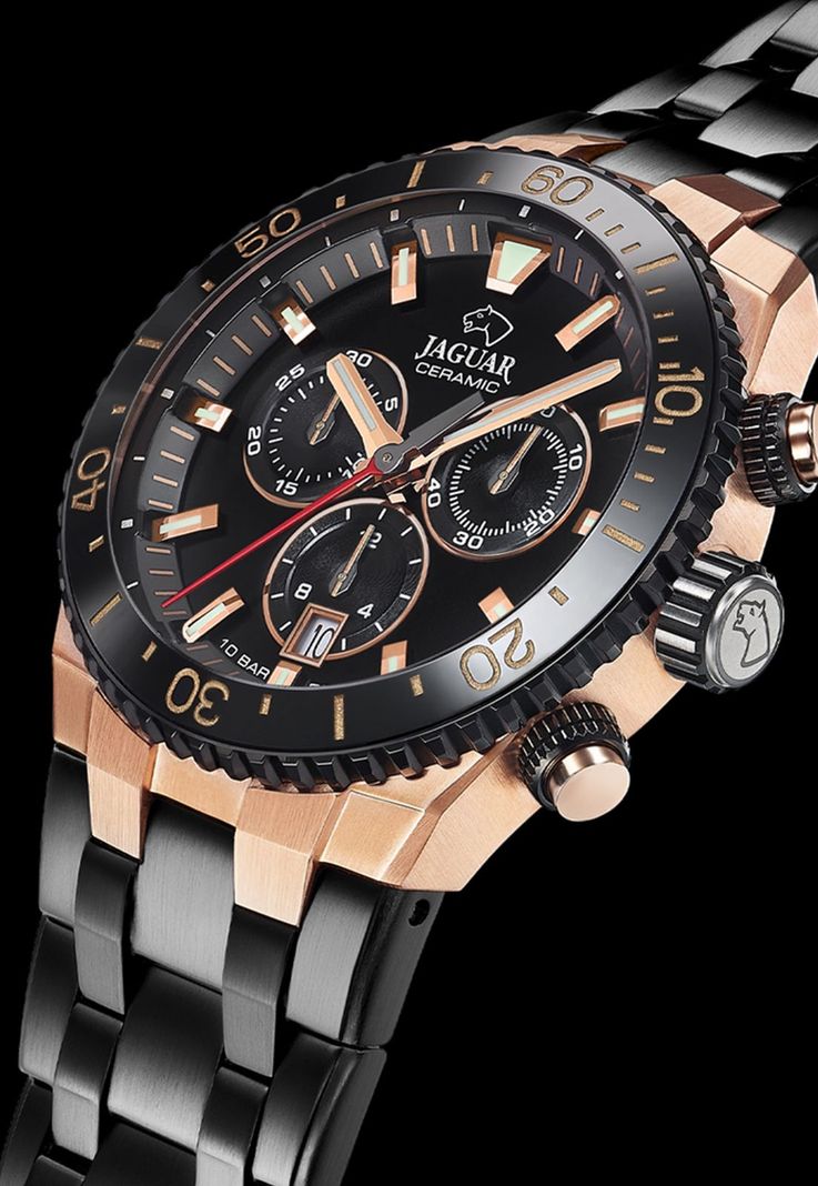 Reloj J1023/1 Jaguar Swiss Negro Hombre Ceramic-2