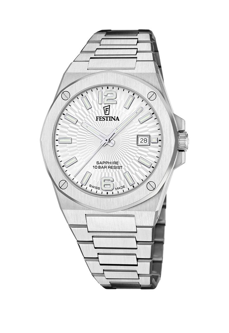 Reloj F22000/1 Festina Swiss Plateado Hombre Valley