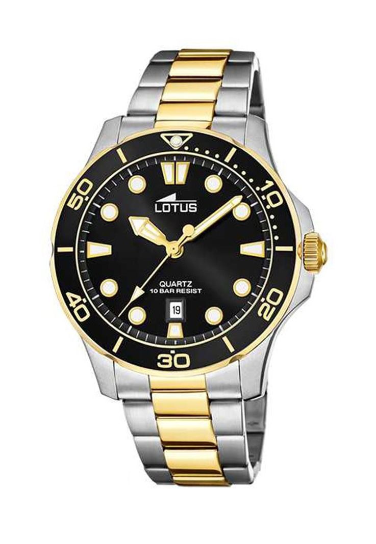 Reloj 18760/2 Lotus Negro Hombre Crono Deportivo-0