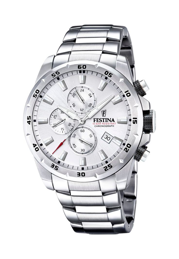 Reloj F20463/1 Festina Plateado Hombre Chrono Sport-0