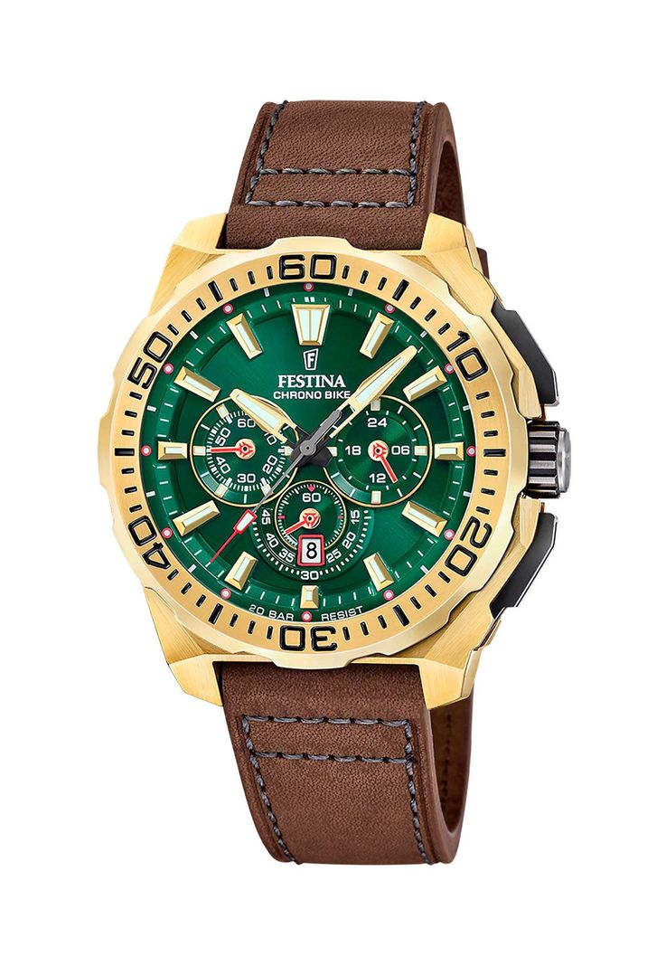 Reloj F20728/2 Festina Verde Hombre Chrono Bike Cafe