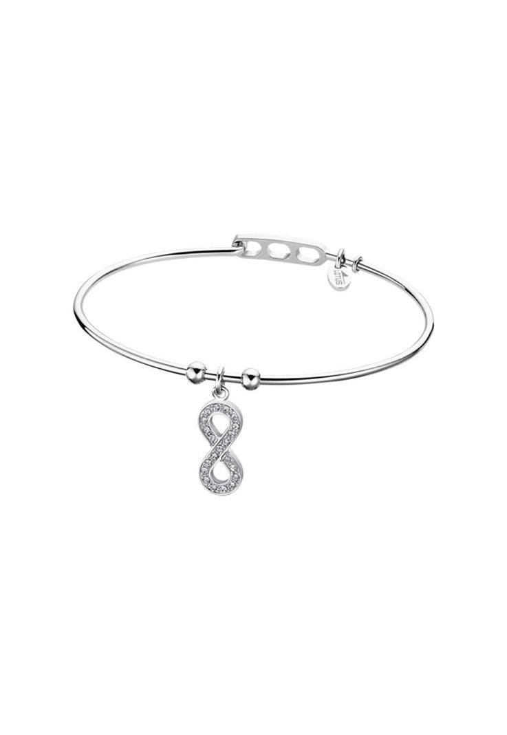 Pulsera Ls2015-2/5 Lotus Style Mujer Millennial Plateado Metalico