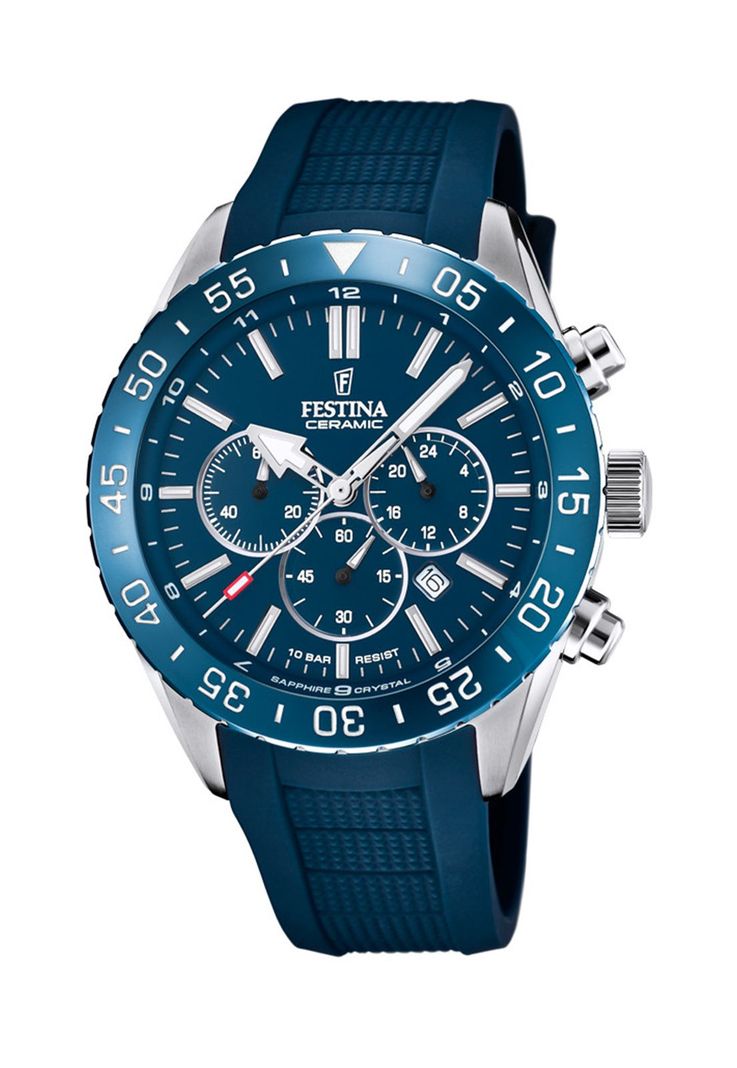 Reloj F20515/1 Festina Azul Hombre Ceramic-0