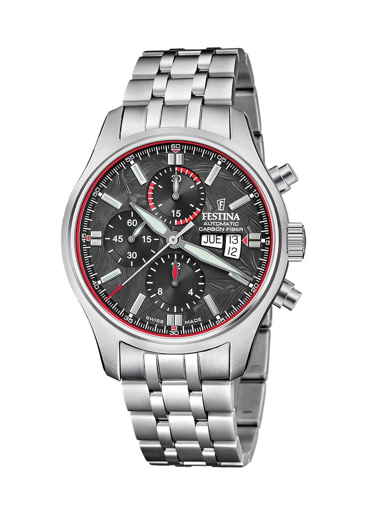 Reloj F20158/2 Festina Swiss Negro Hombre Automático-0