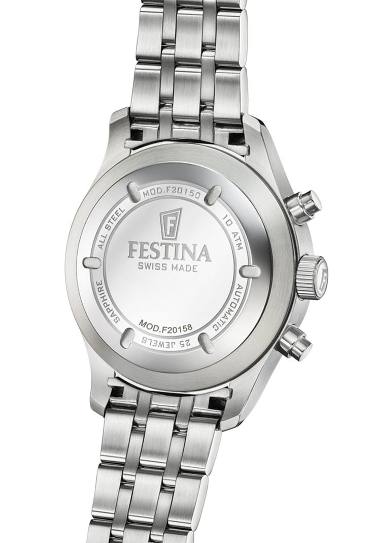 Reloj F20158/2 Festina Swiss Negro Hombre Automático-2