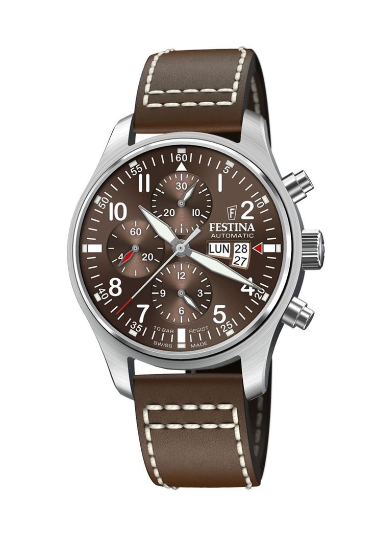 Reloj F20150/3 Festina Swiss Marrón Hombre Swiss Made-0