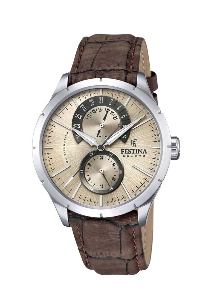 Reloj F16573/9 Festina Beige Hombre Retro-0