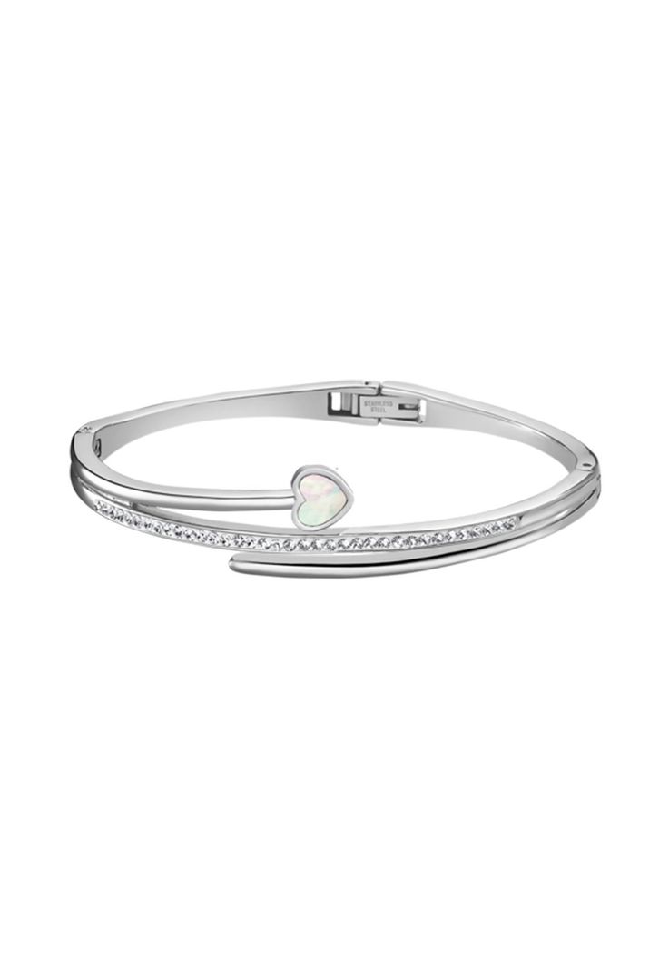 Pulsera Ls1843-2/6 Lotus Style Mujer Bliss Plateado Metalico