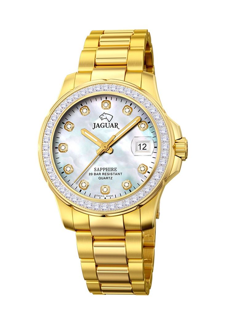 Reloj J895/1 Jaguar Blanco Nacar Mujer Man