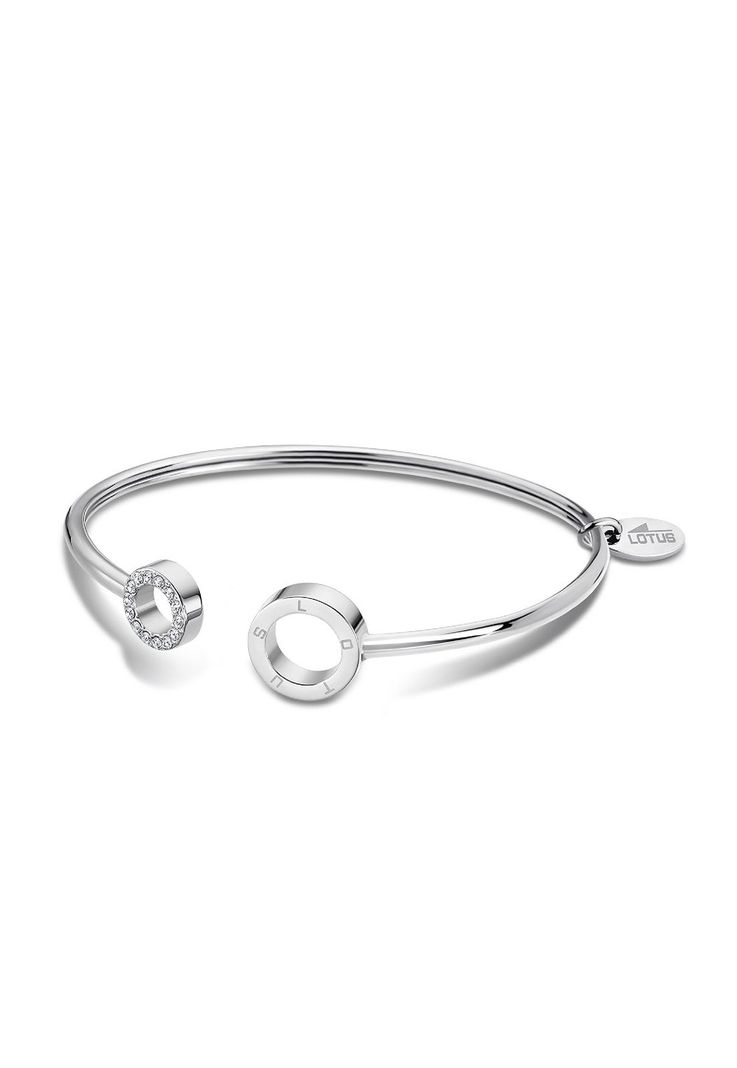 Pulsera Ls2180-2/1 Lotus Style Mujer Urban Woman Plateado Metalico