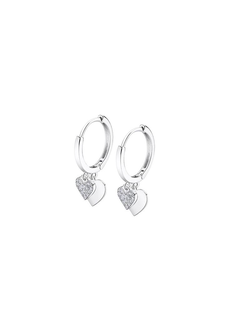 Aros Lp3274-4/1 Lotus Silver Mujer Trendy Plateado Metalico
