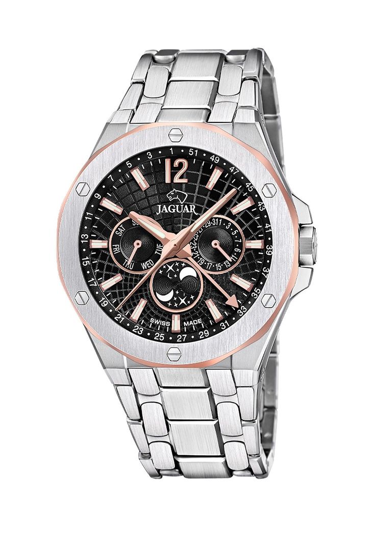 Reloj J1039/4 Jaguar Swiss Negro Hombre Diplomatic-0