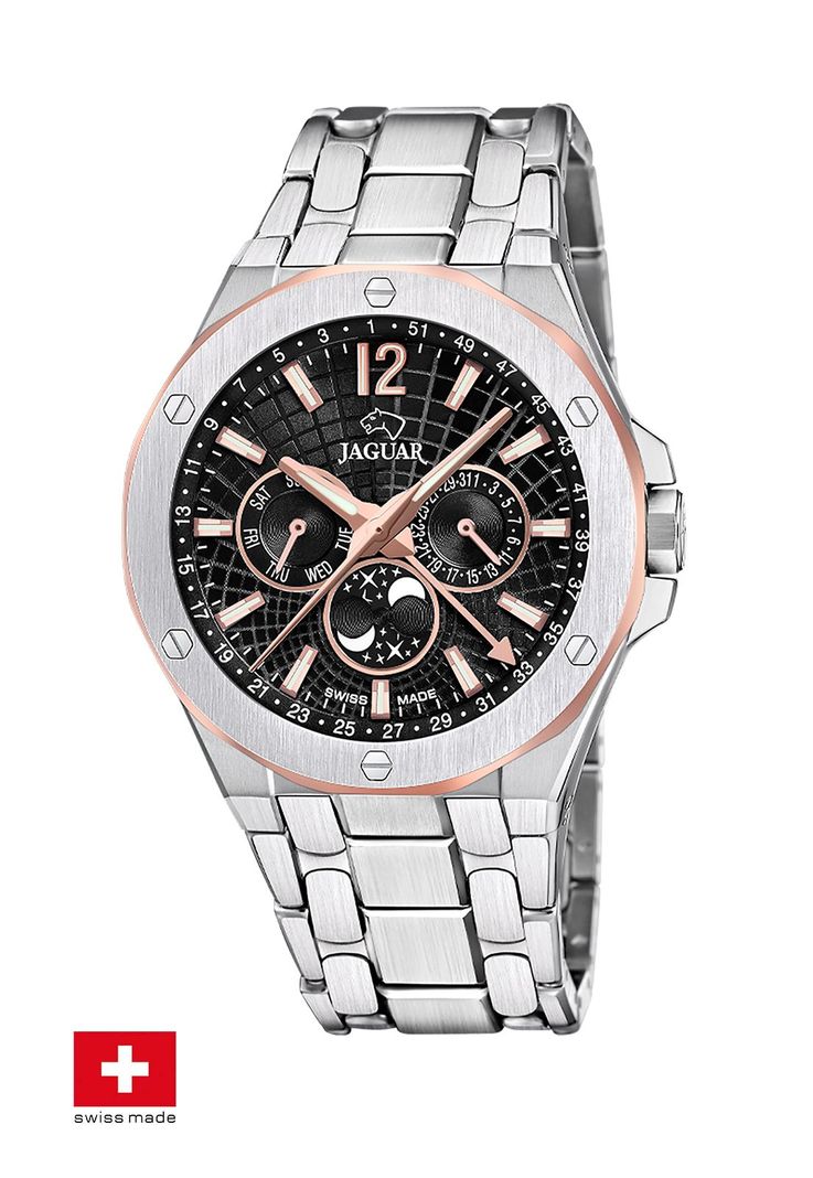 Reloj J1039/4 Jaguar Swiss Negro Hombre Diplomatic-1