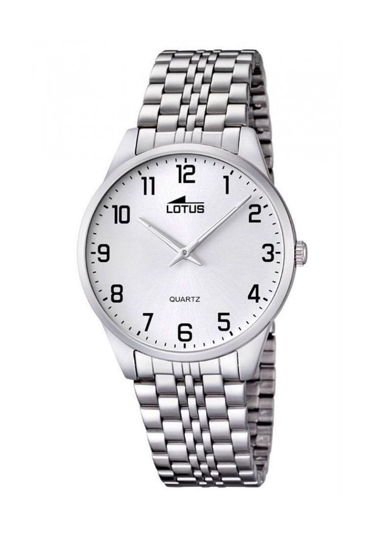 Reloj 15883/1 Lotus Blanco Hombre Acero Clasico