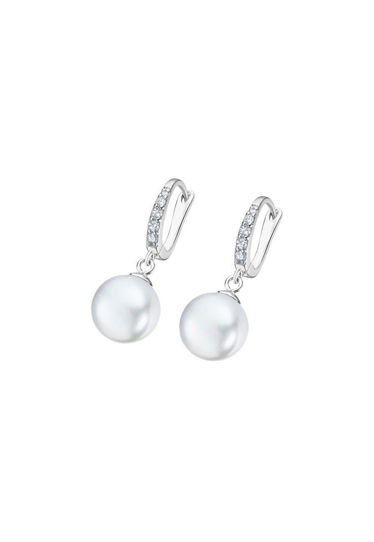 Aros Lp3318-4/1 Lotus Silver Mujer Pearls Plateado Metalico