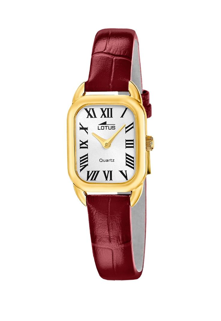 Reloj 19042/1 Lotus Plateado Mujer Old Money Negro