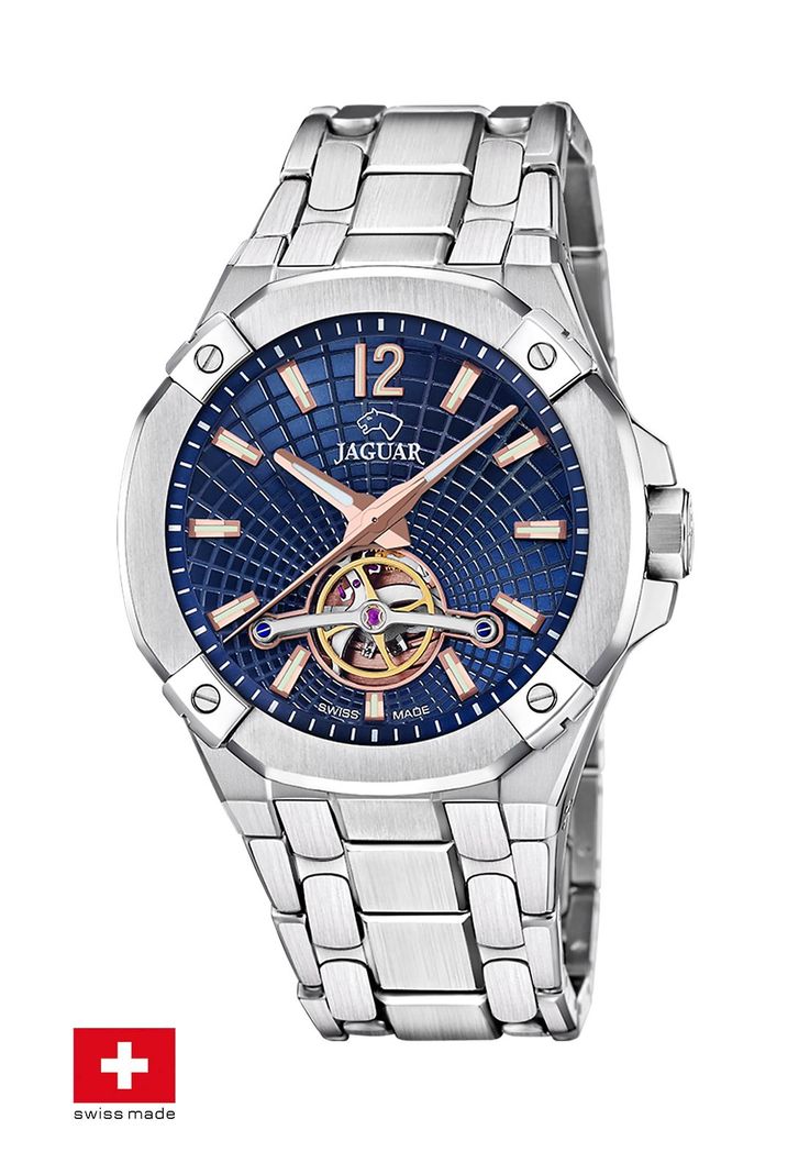 Reloj J1007/2 Jaguar Swiss Azul Hombre Automático-1