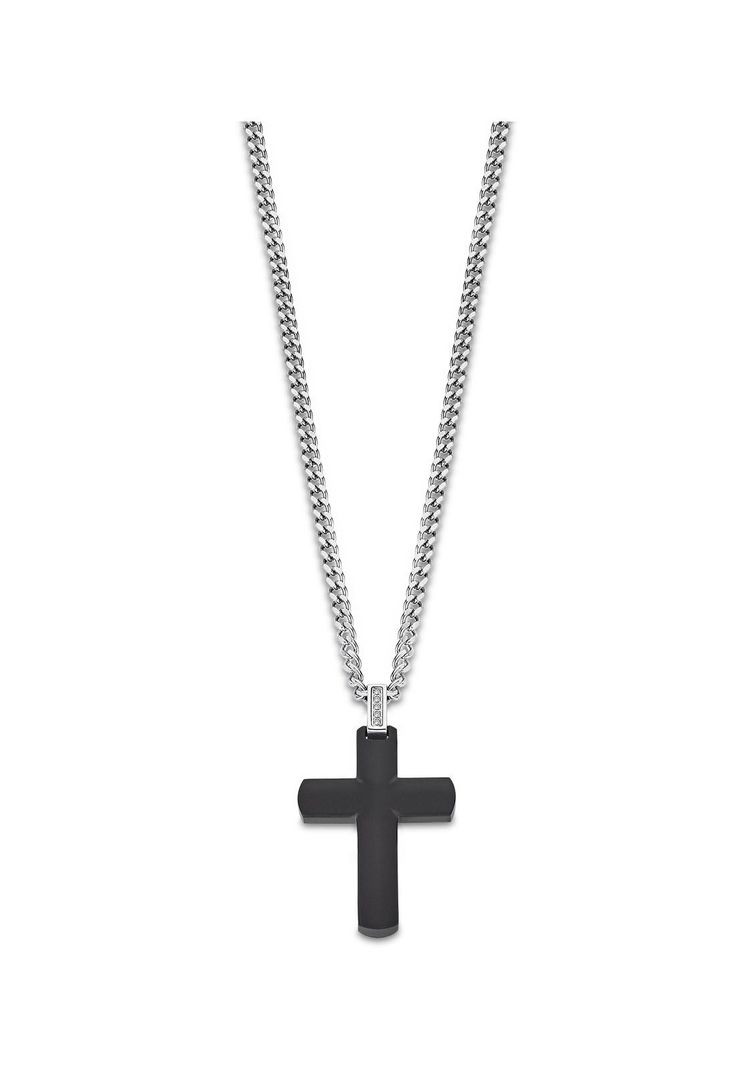 Collar LS2255-1/1 Lotus Style Hombre Men In Black-0