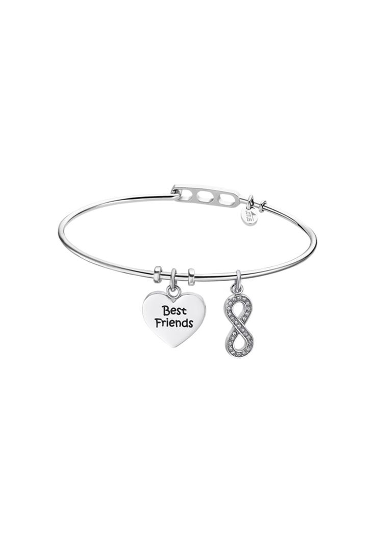 Pulsera Ls2036-2/5 Lotus Style Mujer Millennial Plateado Metalico