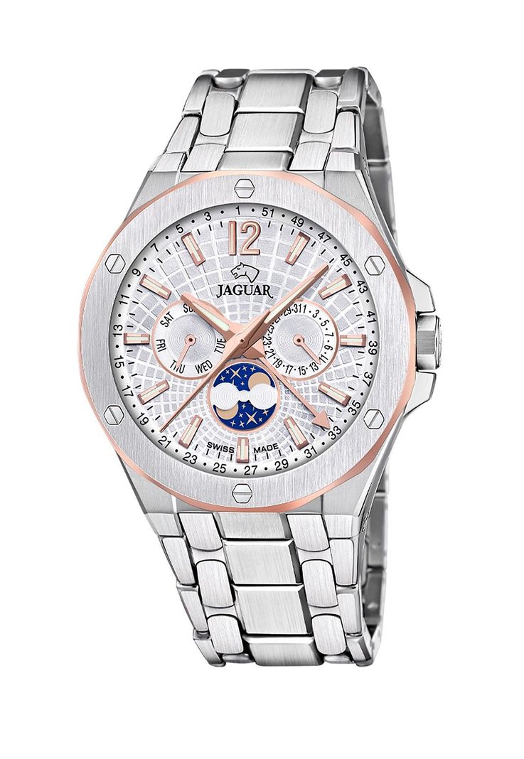Reloj J1039/1 Jaguar Swiss Plata Hombre Diplomatic