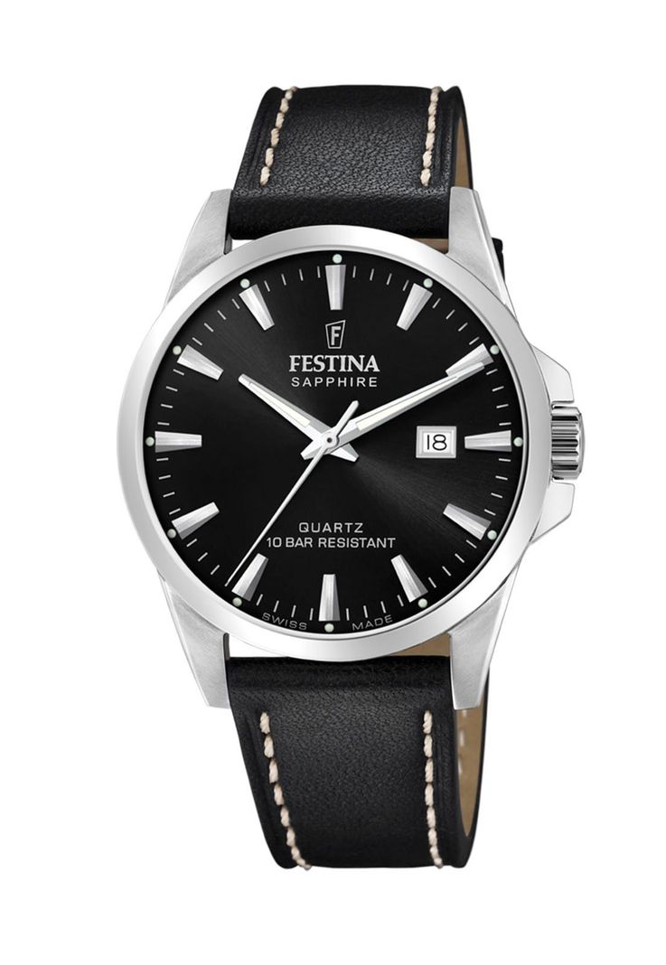 Reloj F20025/4 Festina Swiss Negro Hombre Swiss Made-0