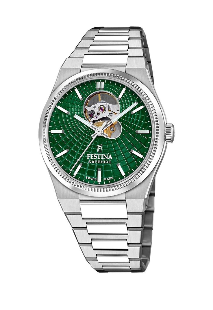 Reloj F20053/3 Festina Swiss Verde Hombre Automático-0