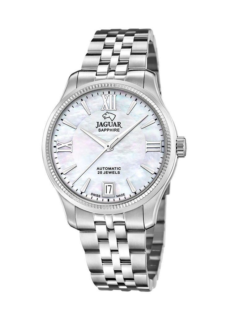 Reloj J1000/1 Jaguar Swiss Blanco Mujer Automático-0