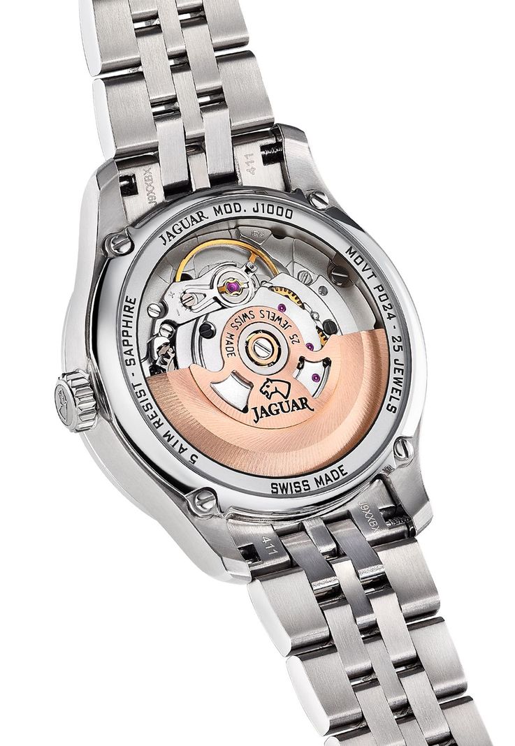 Reloj J1000/1 Jaguar Swiss Blanco Mujer Automático-2