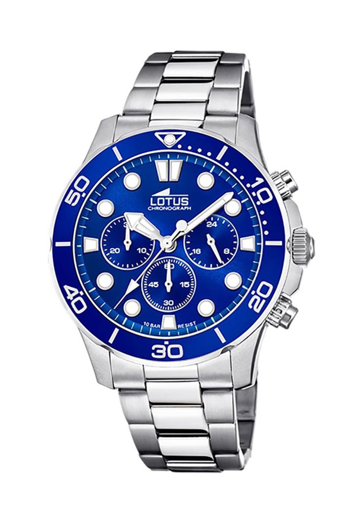Reloj 18756/1 Lotus Azul Hombre Crono Deportivo-0