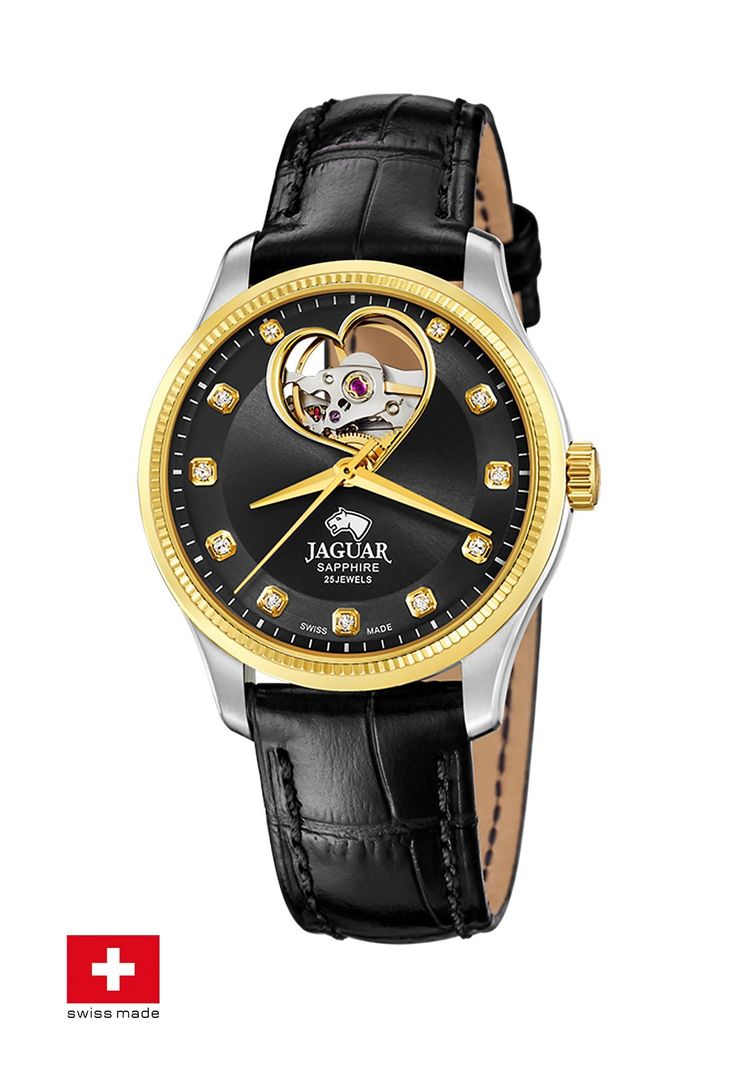 Reloj J995/B Jaguar Swiss Negro Mujer Automático-1
