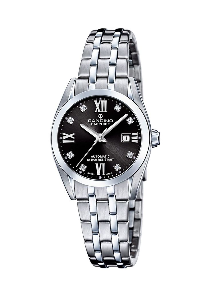 Reloj C4703/3 Candino Swiss Negro Mujer Couples Classic Plateado
