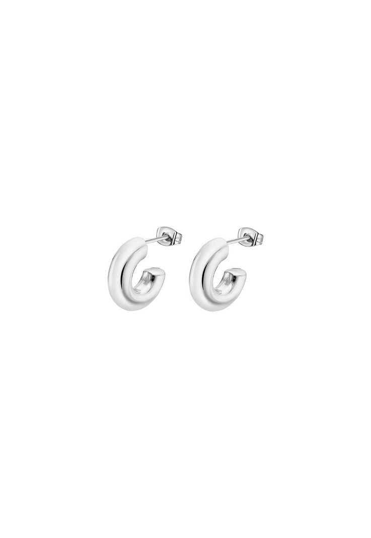 Aros Ls2413-4/1 Lotus Style Mujer Urban Woman Plateado Metalico