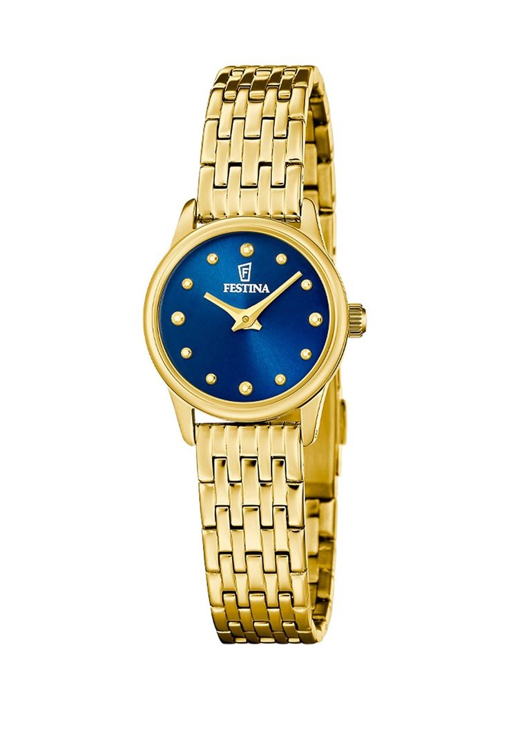 Reloj F20750/4 Festina Azul Mujer Mademoiselle Dorado