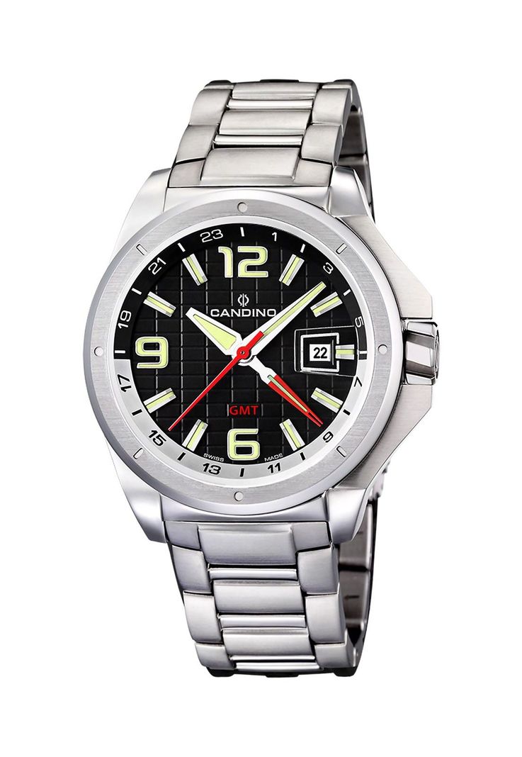 Reloj C4451/3 Candino Negro Hombre Elegance Flair Plateado