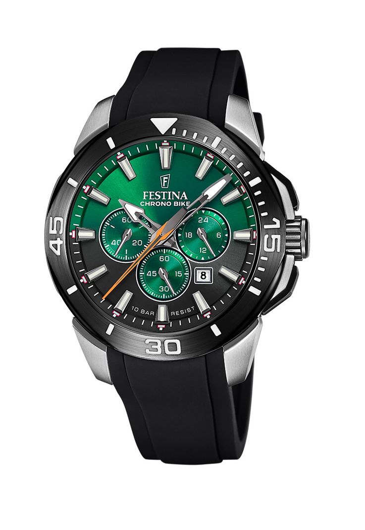 Reloj F20642/C Festina Verde Hombre Chrono Bike-0