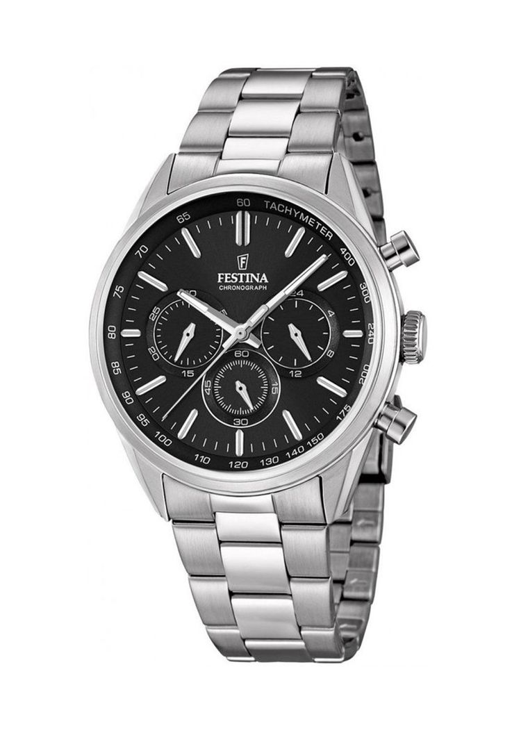 Reloj F16820/4 Festina Negro Hombre Timeless Chronograph-0
