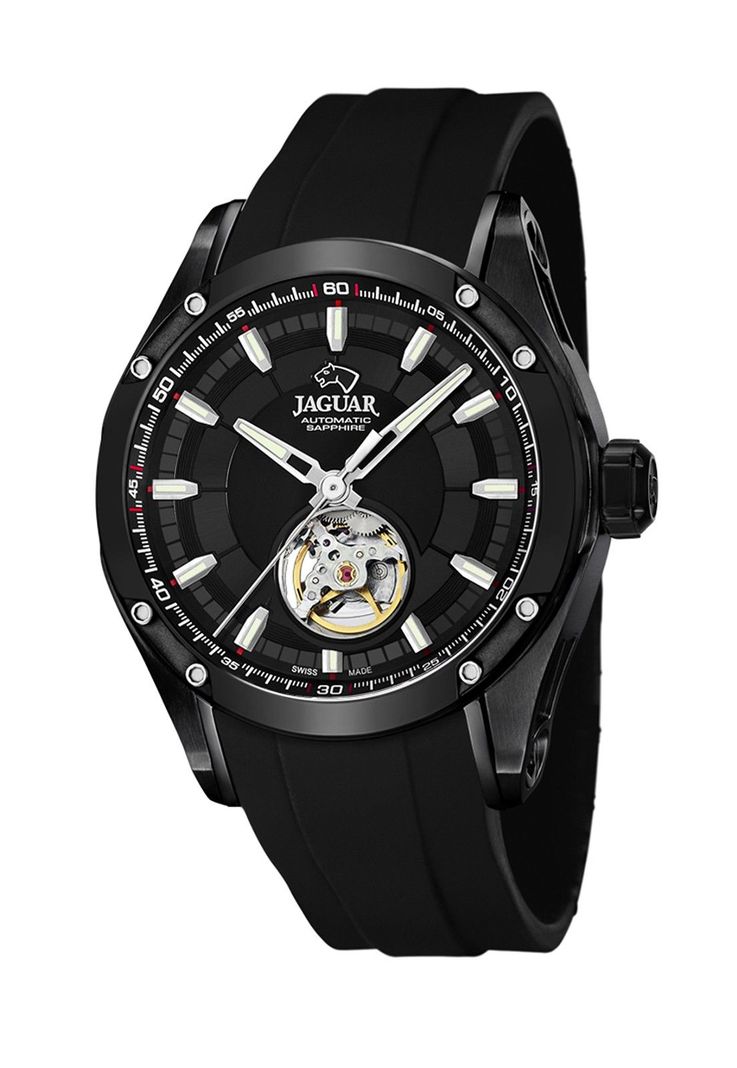 Reloj J813/1 Jaguar Negro Hombre Automatico-0