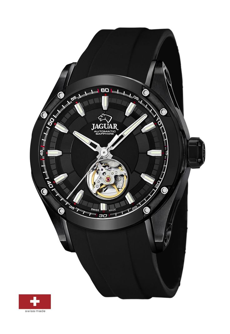 Reloj J813/1 Jaguar Negro Hombre Automatico-1