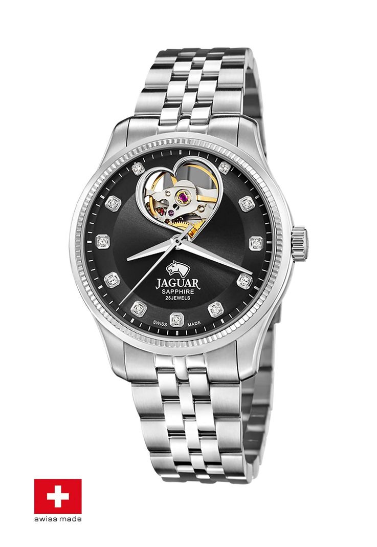 Reloj j994/3 Jaguar Swiss Negro Mujer Automático-1