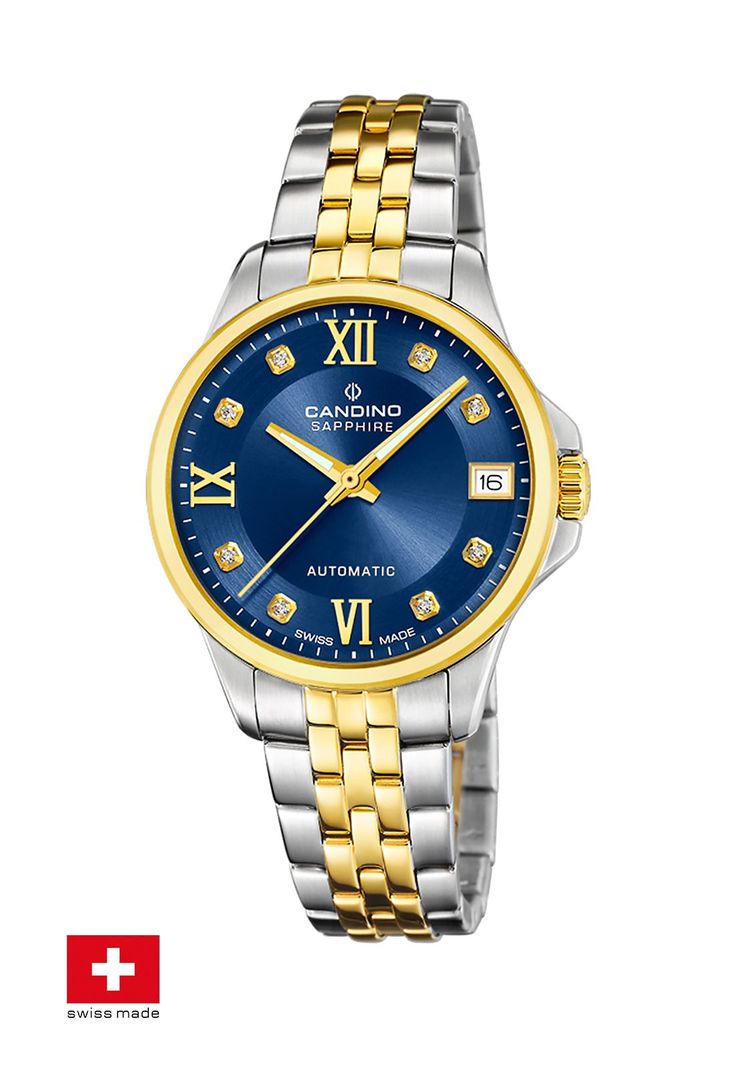Reloj C4771/3 Candino Swiss Azul Mujer Automático-0