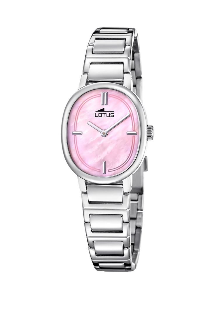 Reloj 19012/5 Lotus Azul Mujer Old Money Plateado