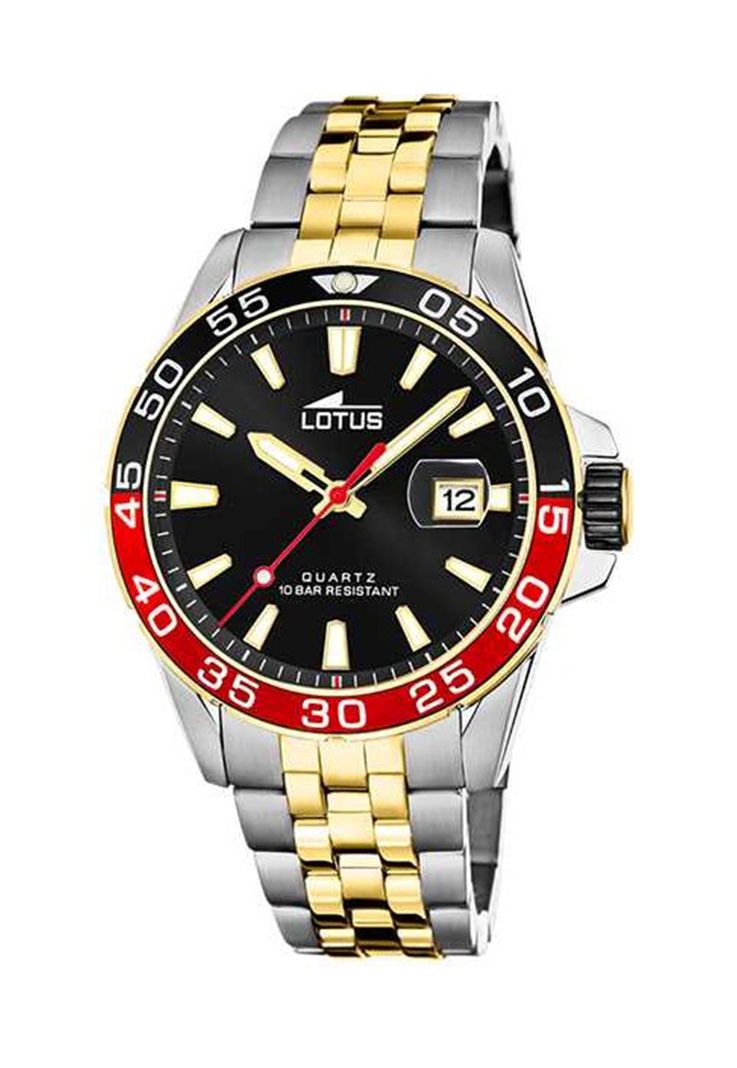 Reloj 18768/4 Lotus Negro Hombre Crono Deportivo-0