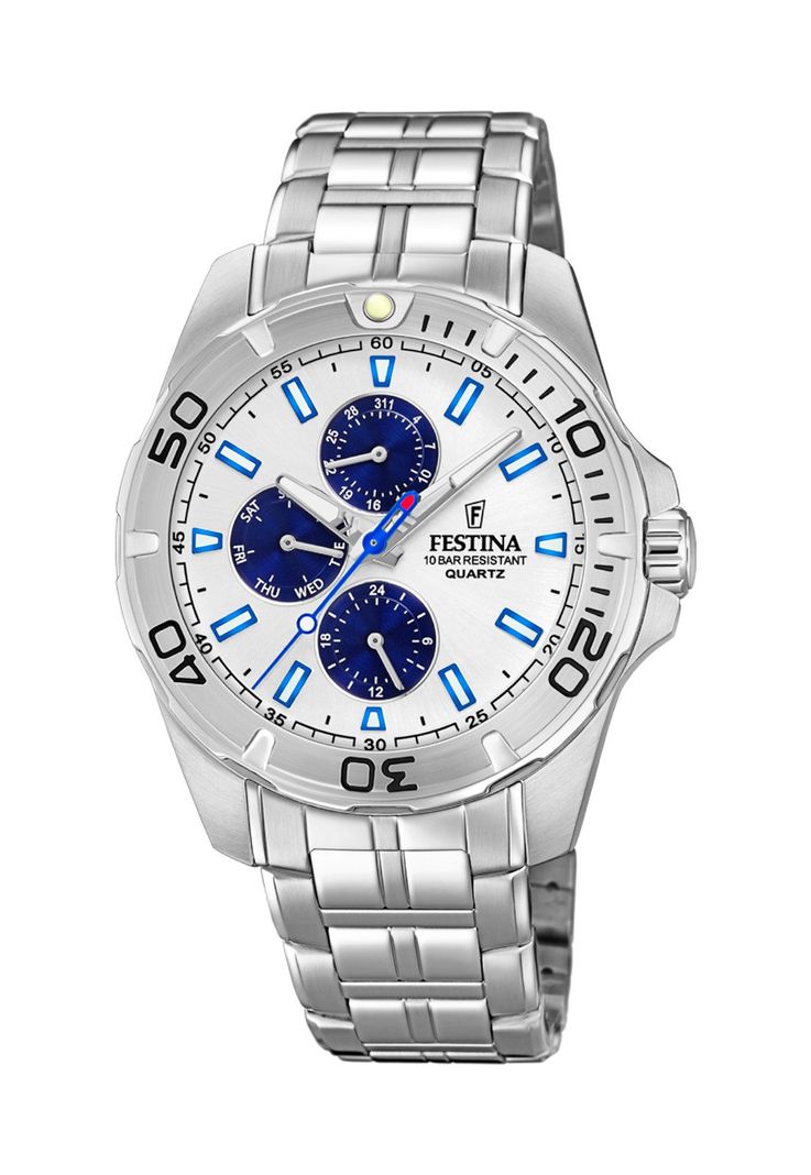 Reloj F20445/1 Festina Blanco Hombre Multifuncion-0