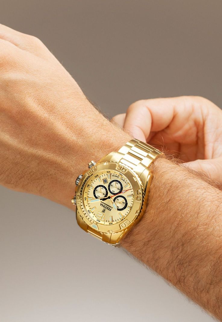 Reloj F20684/1 Festina Dorado Mujer Timeless Chronograph-1