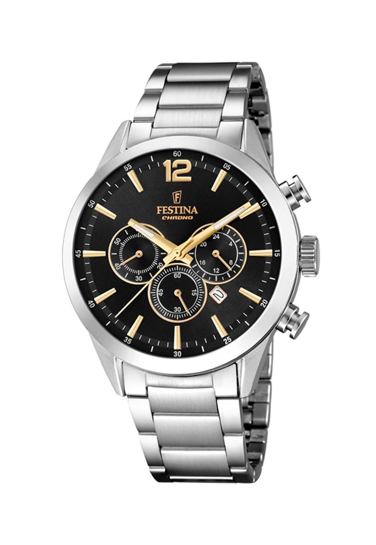 Reloj F20343/4 Festina Negro Hombre Timeless Chronograph-0