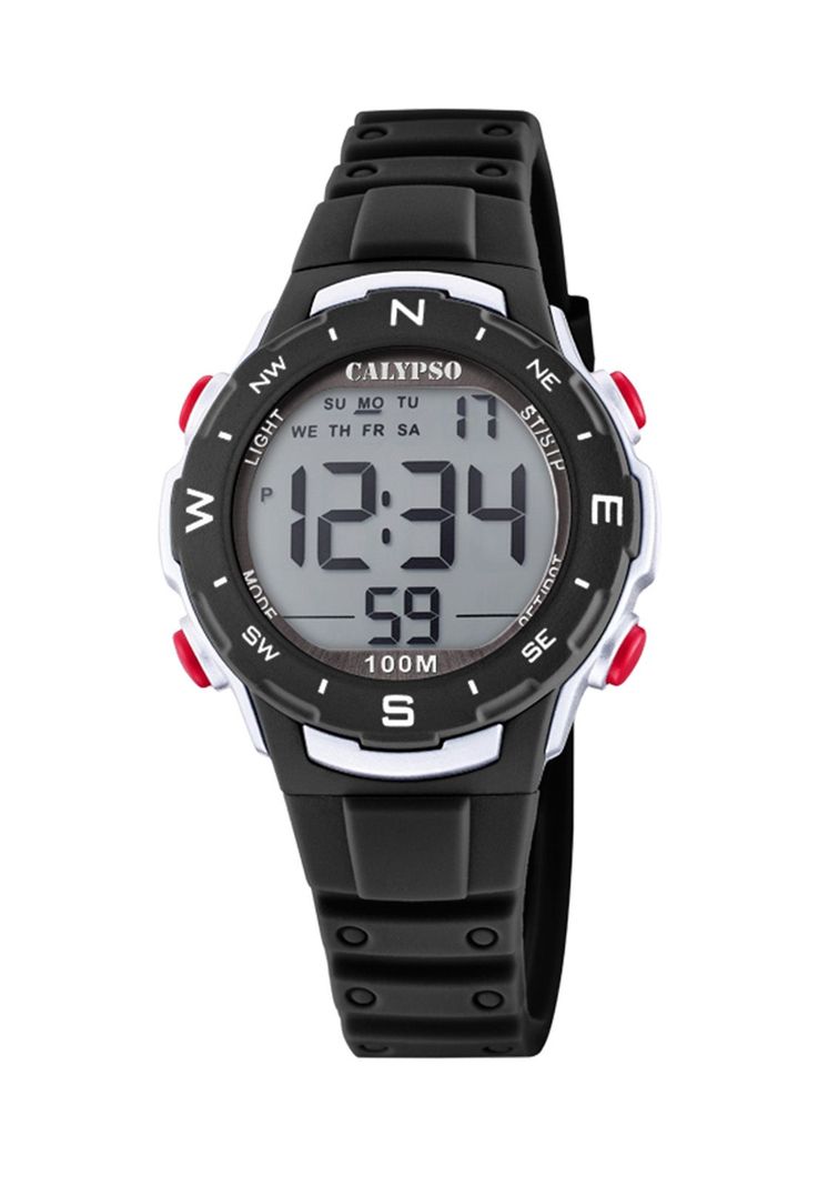 Reloj K5801/6 Calypso Negro Infantil Digital Crush-0