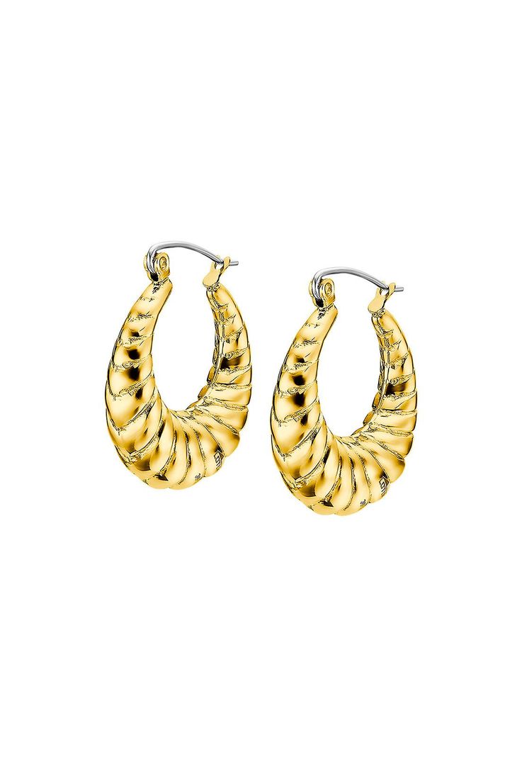 Aros Ls2418-4/2 Lotus Style Mujer Urban Woman Dorado