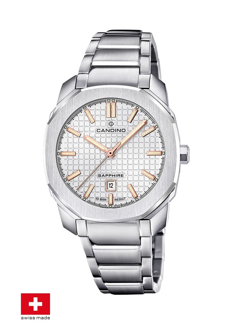 Reloj C4778/2 Candino Swiss Plata Mujer-1
