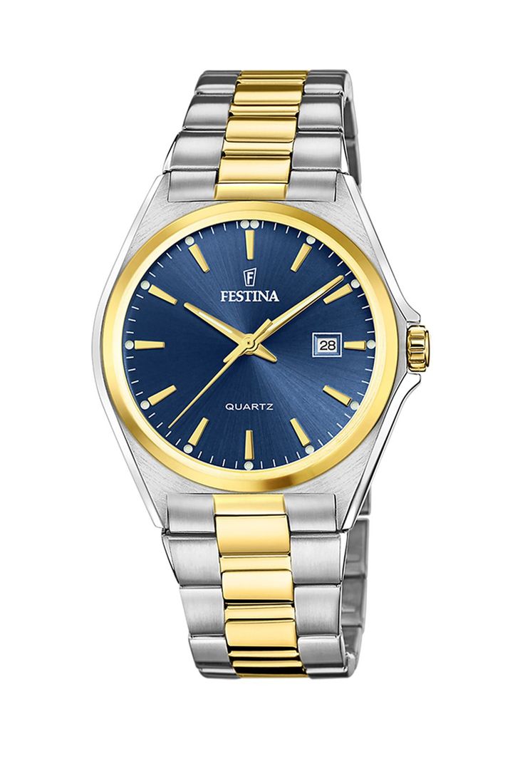 Reloj F20554/4 Festina Azul Hombre Acero Clásico-0