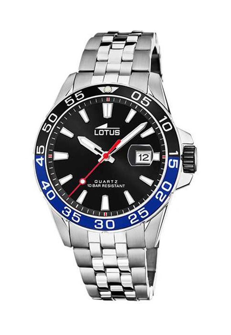 Reloj 18766/4 Lotus Negro Hombre Crono Deportivo-0
